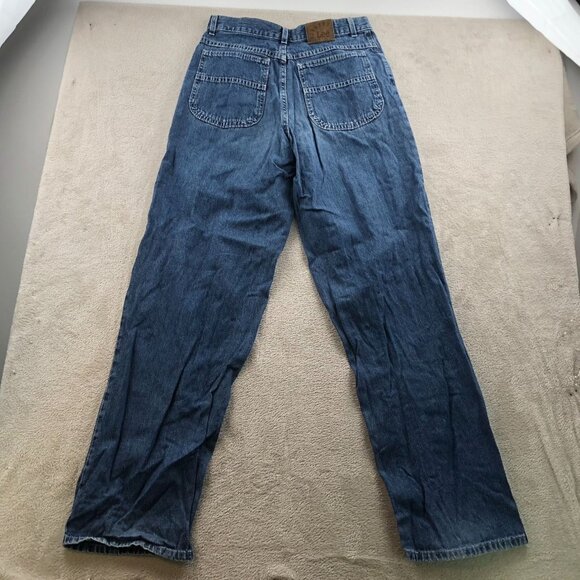 Lee Mens Jeans Size 29 Blue Denim Straight Leg Riveted Vintage Classic Casual - Picture 14 of 14